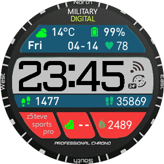 华米跃我Amazfit Pace, Stratos手表表盘
