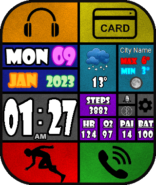 华米跃我Amazfit Bip 5 手表表盘