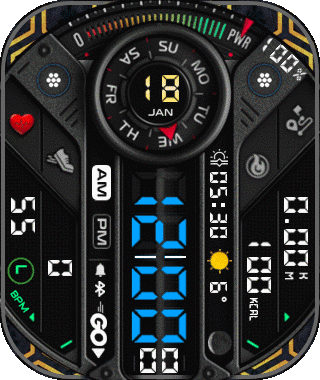 华米跃我Amazfit Bip 5 手表表盘