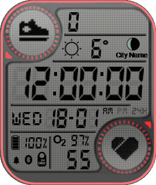 华米跃我Amazfit Bip 5 手表表盘