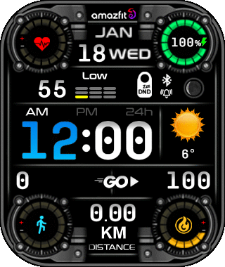 华米跃我Amazfit Bip 5 手表表盘