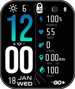 华米跃我Amazfit Bip 5 手表表盘