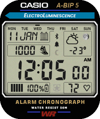 华米跃我Amazfit Bip 5 手表表盘
