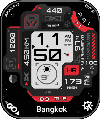 华米跃我Amazfit Bip 5 手表表盘