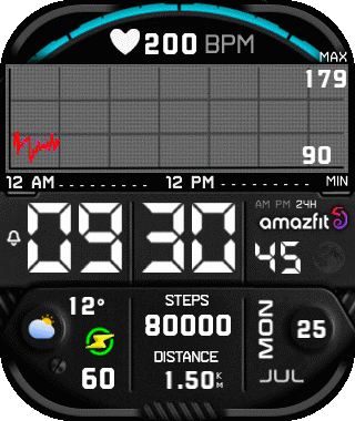 华米跃我Amazfit Bip 5 手表表盘