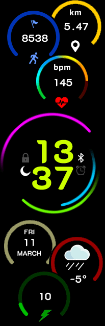 华米跃我Amazfit X 手表表盘