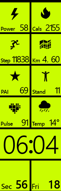 华米跃我Amazfit X 手表表盘