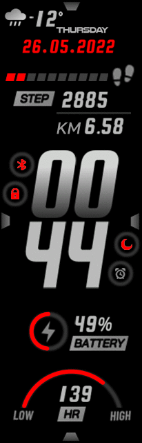 华米跃我Amazfit X 手表表盘