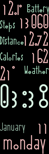 华米跃我Amazfit X 手表表盘