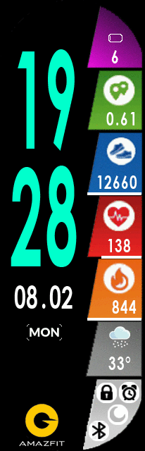 华米跃我Amazfit X 手表表盘