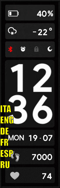 华米跃我Amazfit X 手表表盘