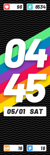 华米跃我Amazfit X 手表表盘