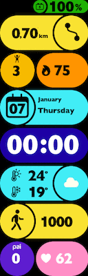 华米跃我Amazfit X 手表表盘
