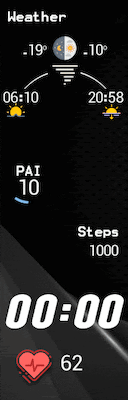 华米跃我Amazfit X 手表表盘