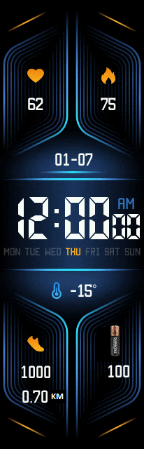 华米跃我Amazfit X 手表表盘
