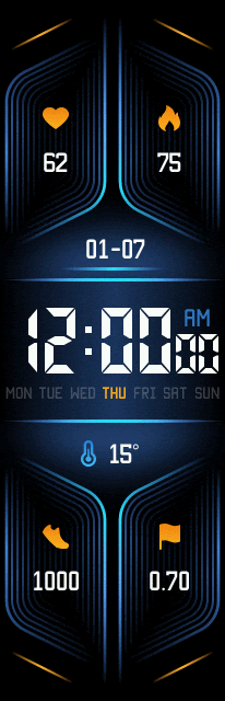 华米跃我Amazfit X 手表表盘