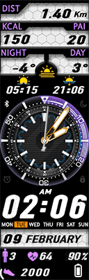 华米跃我Amazfit X 手表表盘