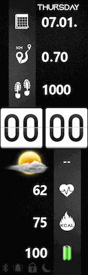 华米跃我Amazfit X 手表表盘