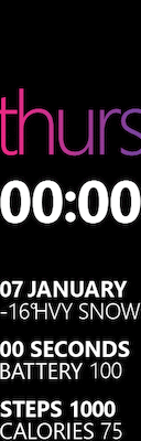 华米跃我Amazfit X 手表表盘