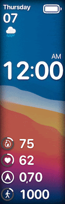 华米跃我Amazfit X 手表表盘