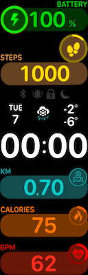 华米跃我Amazfit X 手表表盘