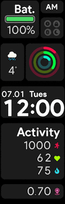 华米跃我Amazfit X 手表表盘