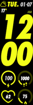 华米跃我Amazfit X 手表表盘