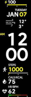 华米跃我Amazfit X 手表表盘