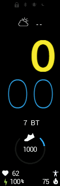 华米跃我Amazfit X 手表表盘