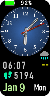 华米跃我Amazfit Band 7 手表表盘