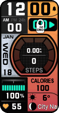 华米跃我Amazfit Band 7 手表表盘