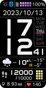 华米跃我Amazfit Band 7 手表表盘