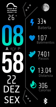 华米跃我Amazfit Band 7 手表表盘