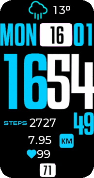 华米跃我Amazfit Band 7 手表表盘