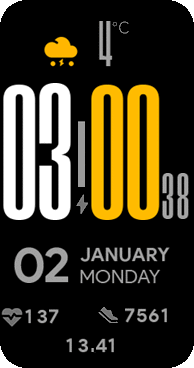 华米跃我Amazfit Band 7 手表表盘