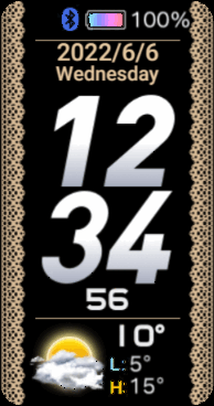 华米跃我Amazfit Band 7 手表表盘