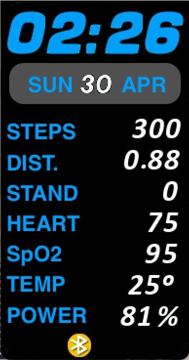 华米跃我Amazfit Band 7 手表表盘