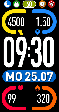 华米跃我Amazfit Band 7 手表表盘