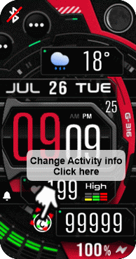 华米跃我Amazfit Band 7 手表表盘