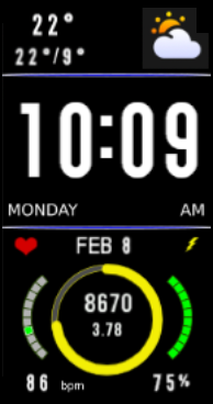 华米跃我Amazfit Band 7 手表表盘