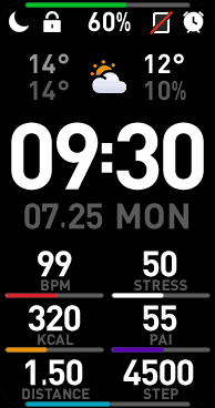 华米跃我Amazfit Band 7 手表表盘