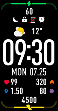华米跃我Amazfit Band 7 手表表盘
