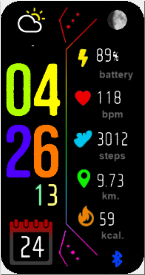 华米跃我Amazfit Band 7 手表表盘