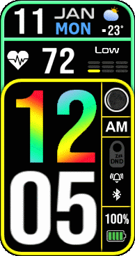 华米跃我Amazfit Band 7 手表表盘