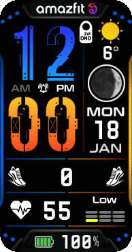 华米跃我Amazfit Band 7 手表表盘