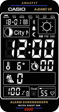 华米跃我Amazfit Band 7 手表表盘