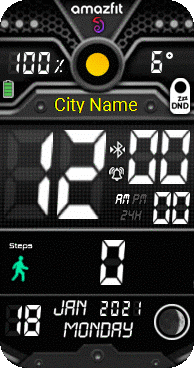 华米跃我Amazfit Band 7 手表表盘