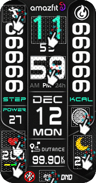 华米跃我Amazfit Band 7 手表表盘