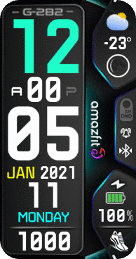 华米跃我Amazfit Band 7 手表表盘