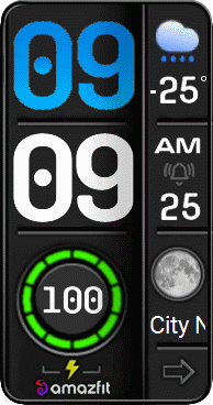 华米跃我Amazfit Band 7 手表表盘